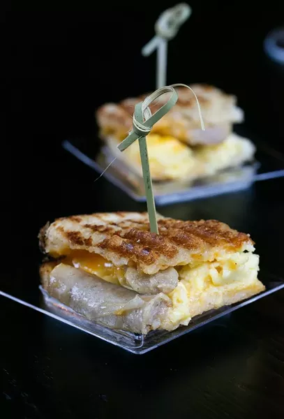 Part of the breakfast melt.