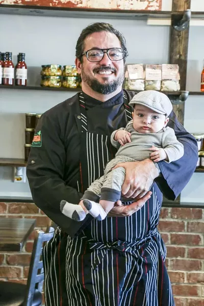 Leoci with Nico, the next generation.