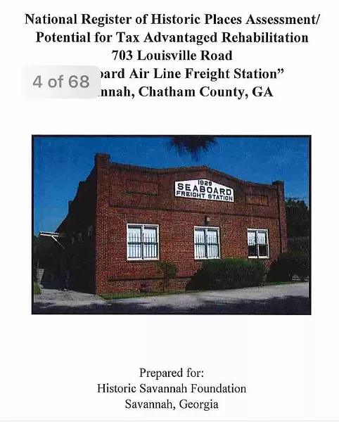 Part of Historic Savannah Foundation's rebuttal to the MPC staff report.