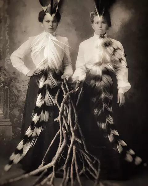 "Mimi and Janita" by Lori Vrba.