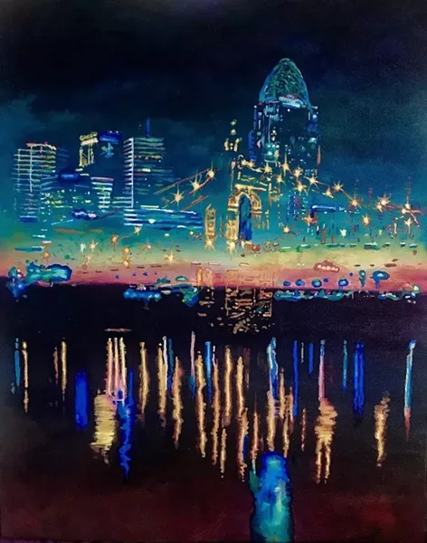 "The City Replaces the Stars" by Lillian Kroencke.