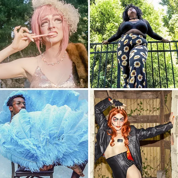 Clockwise from top left: Anne Drogynous, Loni Ray, Aariel Elritch and Corbin Monoxide.