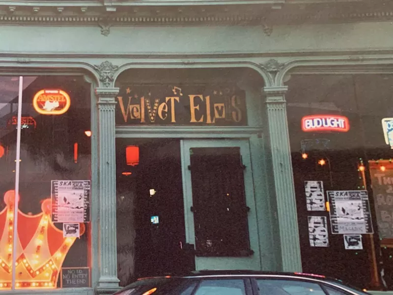 Velvet Elvis in the early days. Photo courtesy of Sarah Wood.