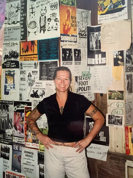 Sarah Wood at Velvet. Photo courtesy of Wood.