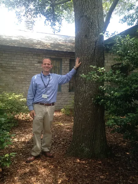 City of Savannah Park & Tree Director Gordon Denney takes a "glass half full" attitude to managing the aging tree canopy.