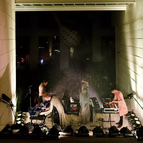 Savannah Stopover (here, Grimes at the Jepson Center) provides some great under-21 shows. - GEOFF L. JOHNSON