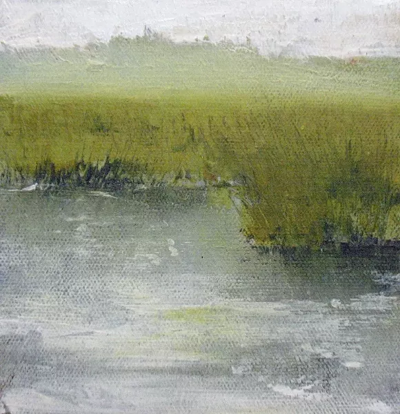 Paintings by Daniel E. Smith will be exhibited at the Hospice Savannah Gallery beginning on October 22. Right: Avariety of ceramic works, including this piece by Mitzi Davis, are on display at the Cultural Arts Gallery through September 25.