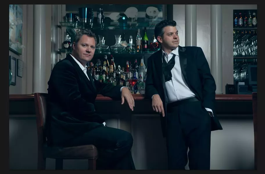 Jeremy Davis and Clay Johnson, founders of The Fabulous Equinox Orchestra. - JABBERPICS
