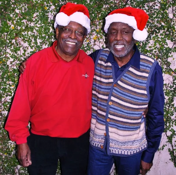 The legendary Ben Tucker and Teddy Adams smile for the camera at a past Christmas Concert.