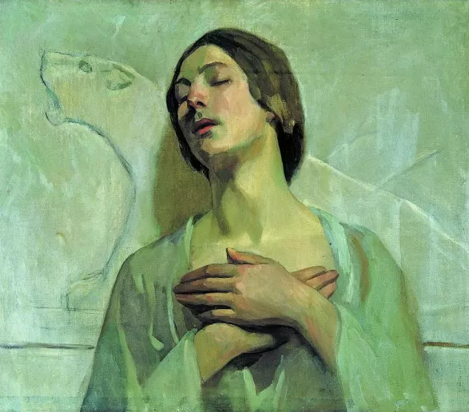 “Portrait of the Artist’s Mother” by Kahlil Gibran