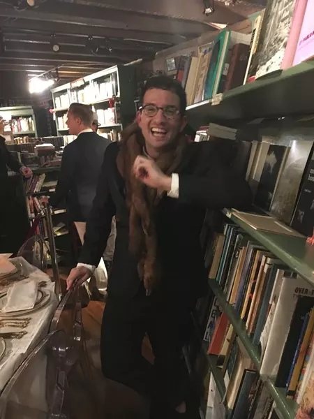Consummate host and damn good cook Adam Turoni recreated a famous NYC literary gathering at the Book Lady, with a guest list of real life characters