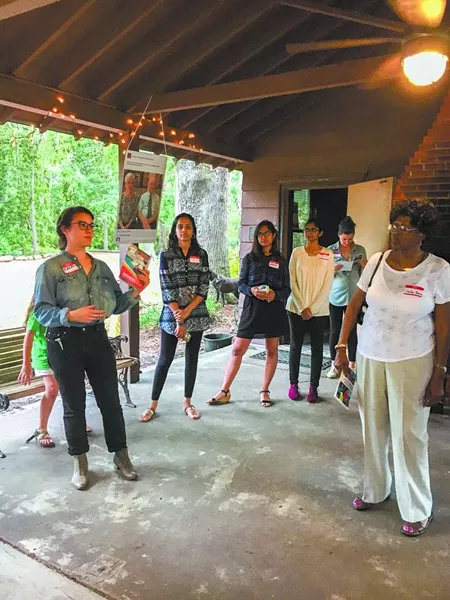 Rachel Segrest (l.) and her fellow Design for Sustainability classmates tackled solutions towards making Savannah—and the world—more resilient.