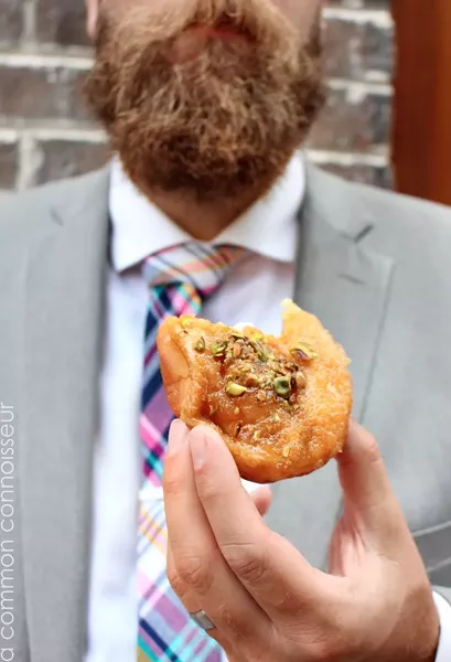 A New School pineapple-basil donut_with pistachios
