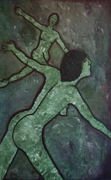 "Flying Lesbians" by Karen Abato.
