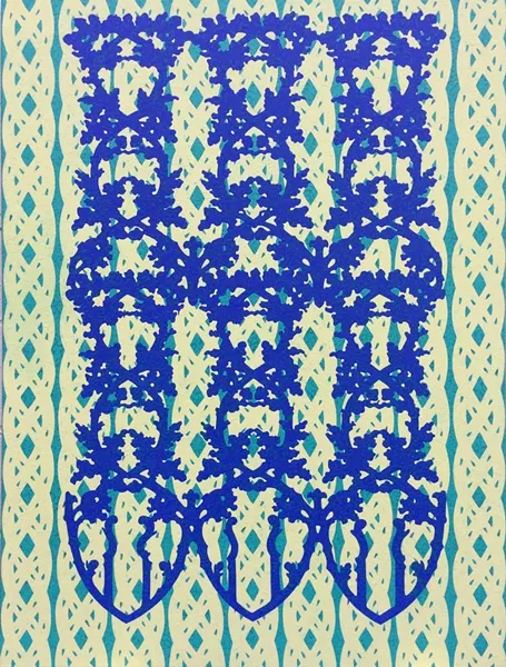 Blue Gate, oil
