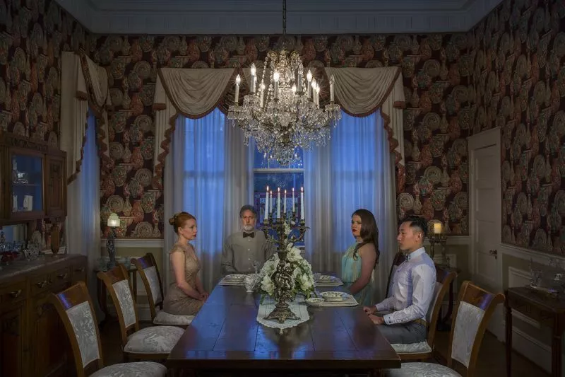 'Candle Dinner' from Feng's The American Dream series.