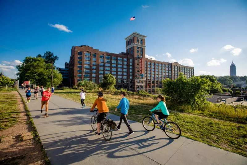 A scene from Atlanta's BeltLine