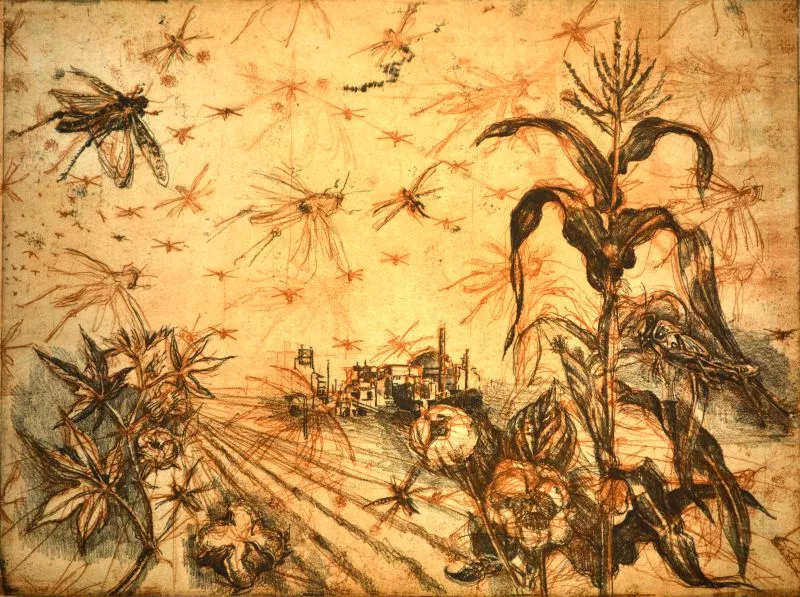 "Locusts" by Curtis Bartone.
