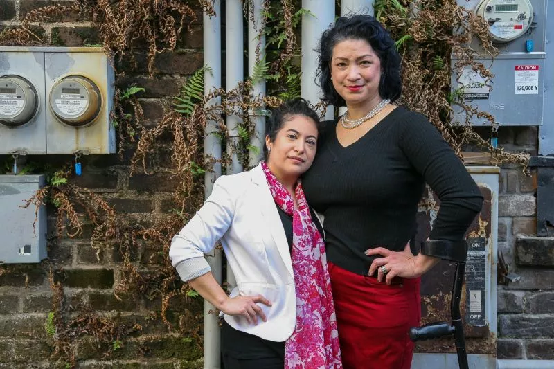 Valerie Lavelle and JinHi Soucy Rand. - JON WAITS | @JWAITSPHOTO