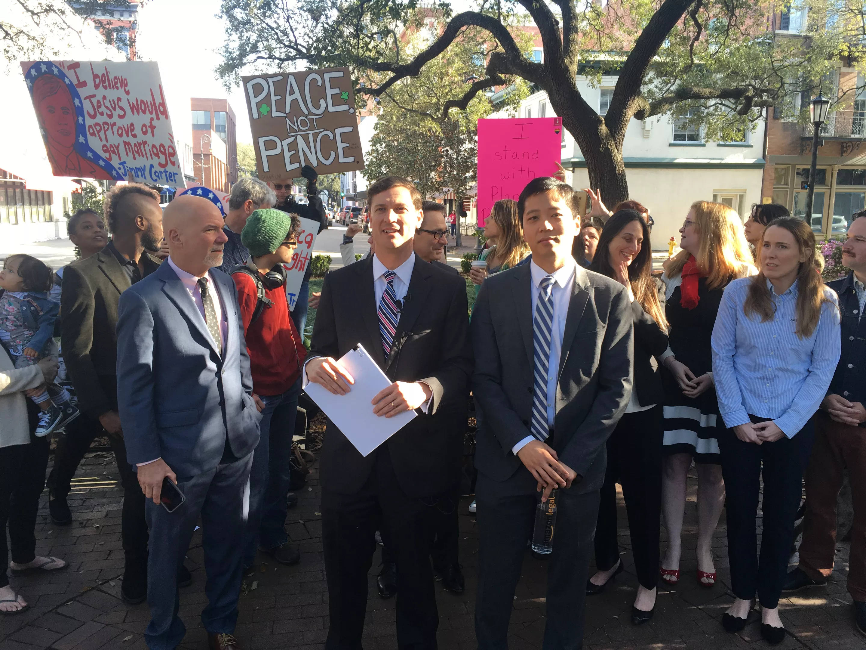 ACLU sues Georgia city over sign ban; city reverses decision