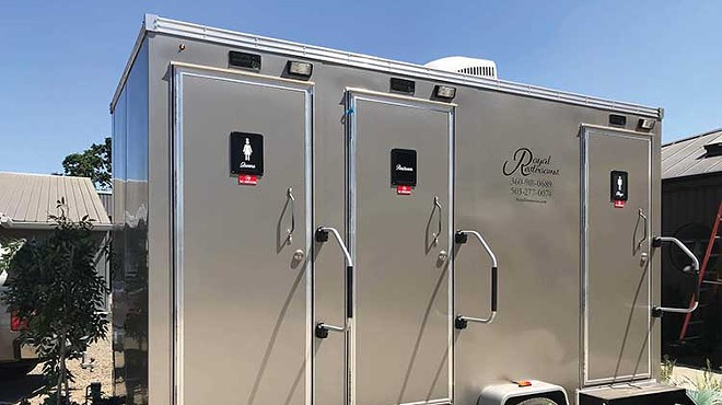 Royal Restrooms Luxury Sink Trailer helps cut the Spread of COVID-19