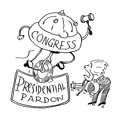 Can Congress override a presidential pardon?