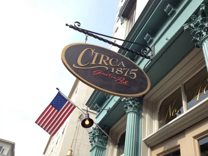 While the historic building dates back to sometime around 1875, the swank tavern has been classing up the stretch of real estate on Whitaker between Congress and Broughton Streets since 2005.
