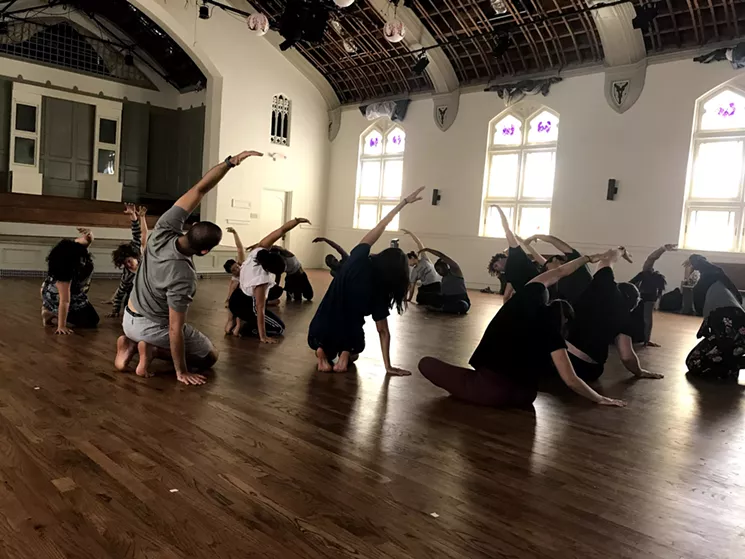 Erica Saucedo teaches at Mini Movement Fest 2019. - COREY HAYNES