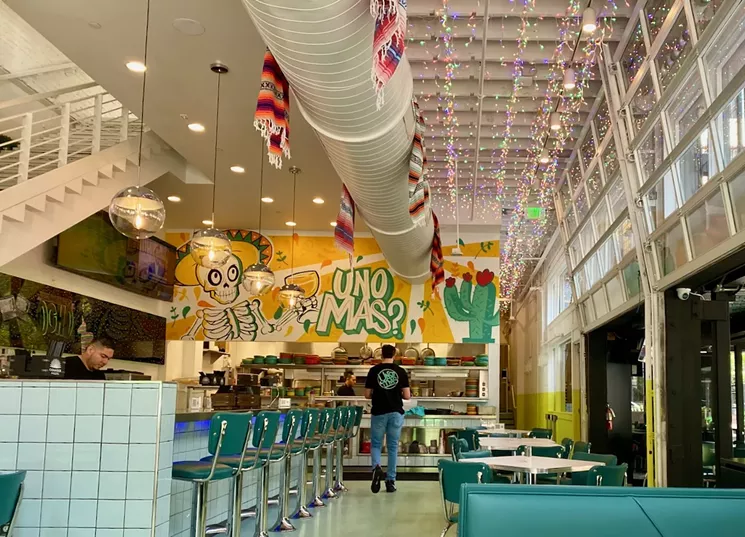 Uno Mas is next to the eyeball in downtown. And it's great we can write that and everyone just knows. - LAUREN DREWES DANIELS