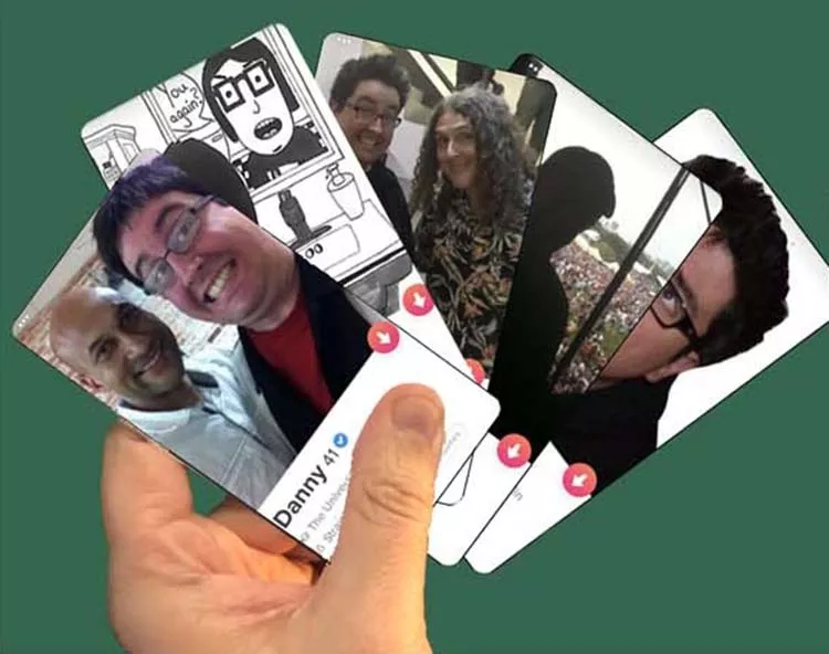 Photos from the Tinder profile of writer Danny Gallagher.  - ARTWORK BY DANNY GALLAGHER