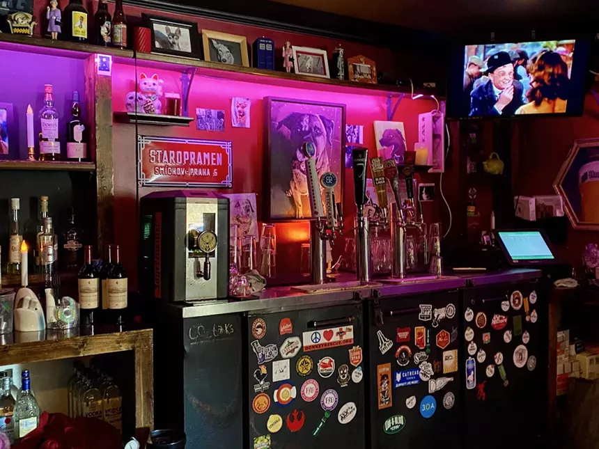 The quirky dark bar at Ten Bells Tavern has been a reliable watering hole for many years. - LAUREN DREWES DANIELS