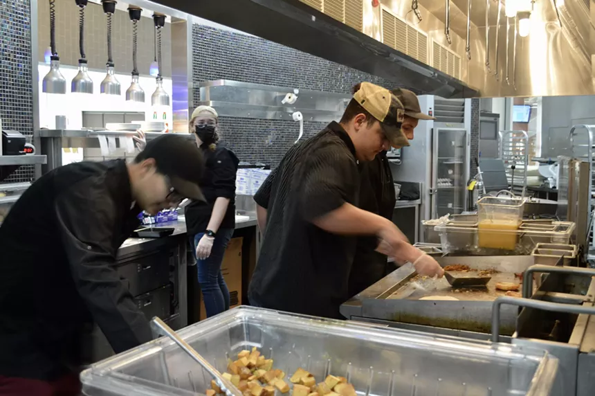 Students learn every aspect of running a restaurant in this industry-standard question. - FELICIA LOPEZ