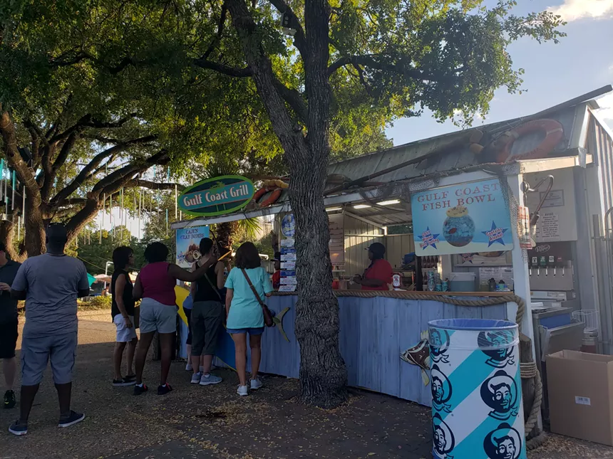 Get Cajun Crab Bombs at the Gulf Coast Grill. - KRISTINA ROWE