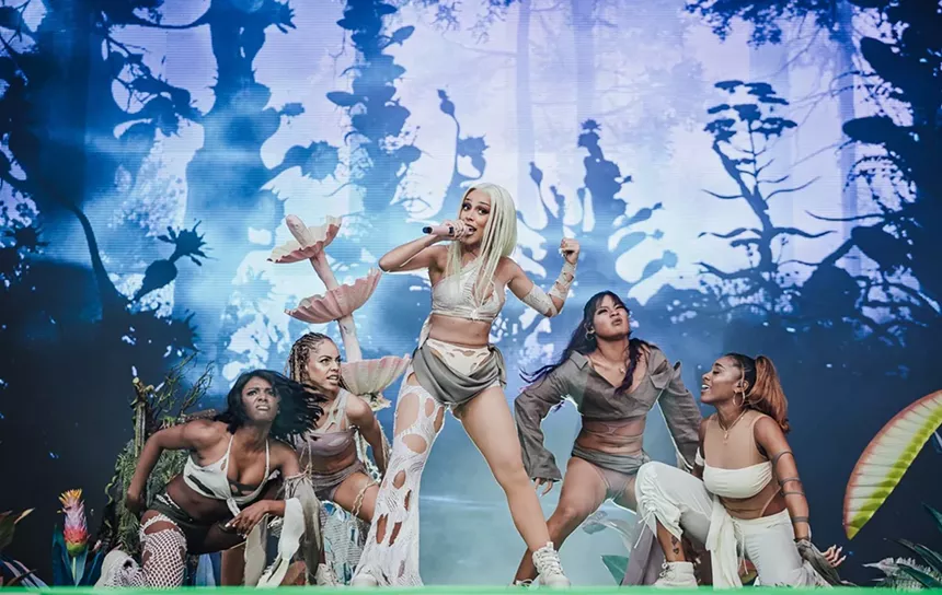 Doja Cat hosted a visual feast at ACL. - RACHEL PARKER