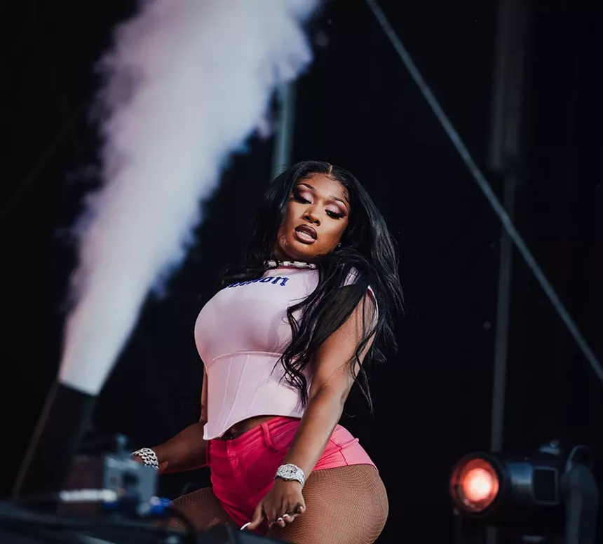 Meghan Thee Stallion put on a wild show. - RACHEL PARKER