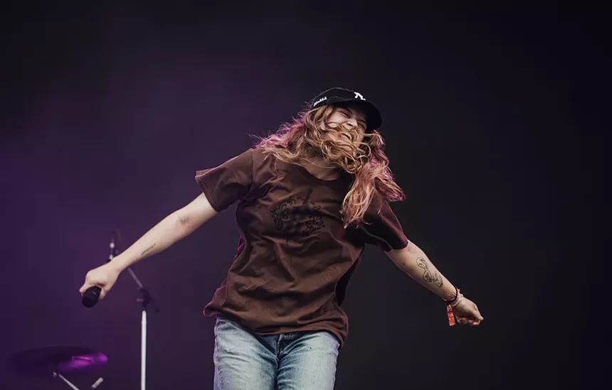 The girl in red gave a fiery performance at the ACL. - RACHEL PARKER