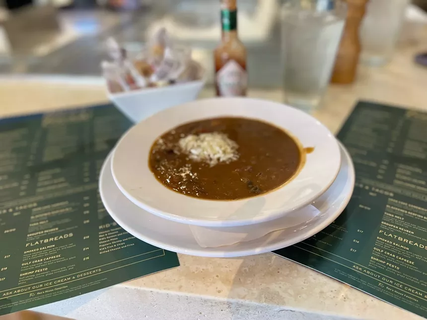 Rex's Seafood Market's gumbo - ANGIE QUEBEDEAUX