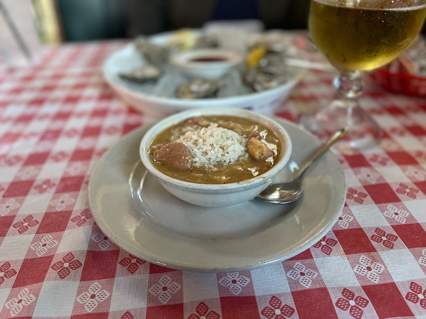 Charlie's Creole Kitchen's gumbo - ANGIE QUEBEDEAUX
