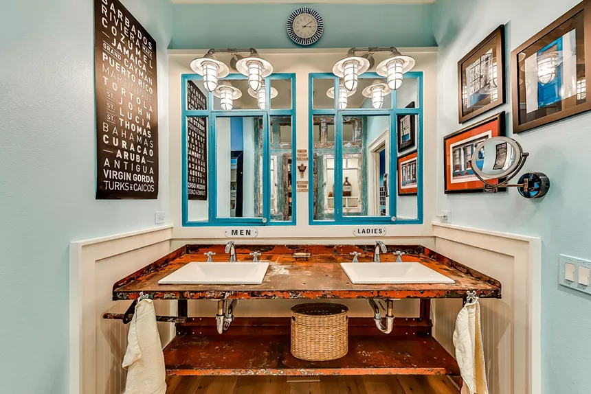 The interior is decorated with authentic Texan ephemera from the Round Rock area.  - ZERO 3