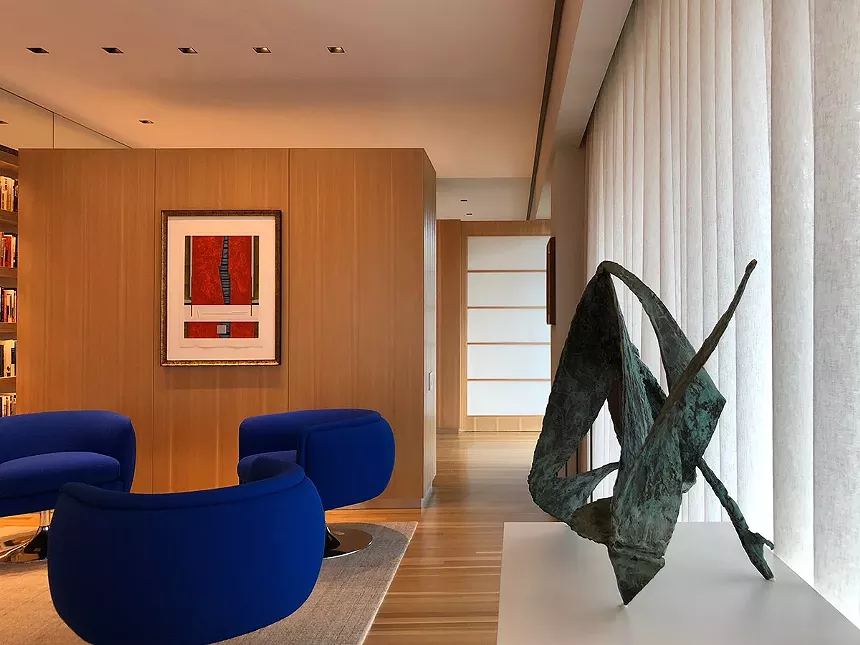 The Gold Crest condominium is on the fourth floor.  - CLIFFORD WELSCH, FAIA