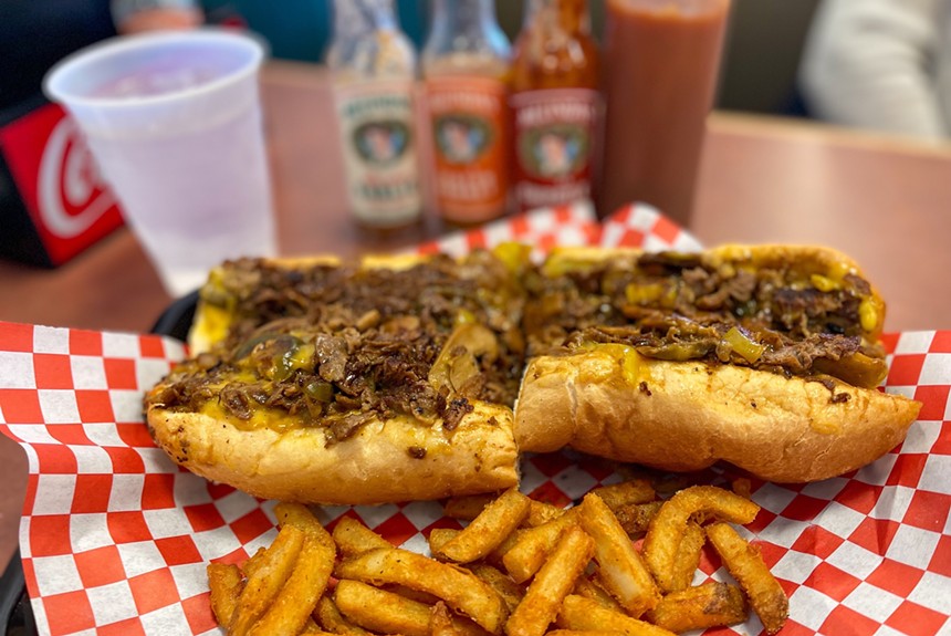 The Broadstreet Cheesesteak at Big Tony's - ANGIE QUEBEDEAUX