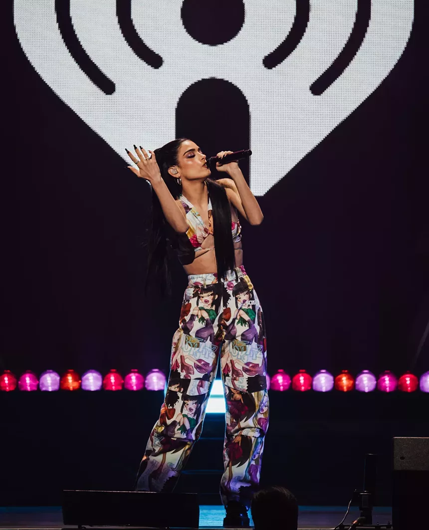 Dixie D'Amelio is a singer now, and she performed at the iHeartRadio Jingle Ball 2021 at Dickies Arena in Fort Worth. - RACHEL PARKER