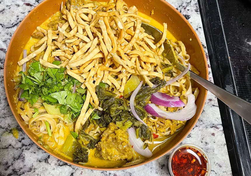 Khao soi from a previous ThidJai pop-up.  - TAYLOR ADAMS