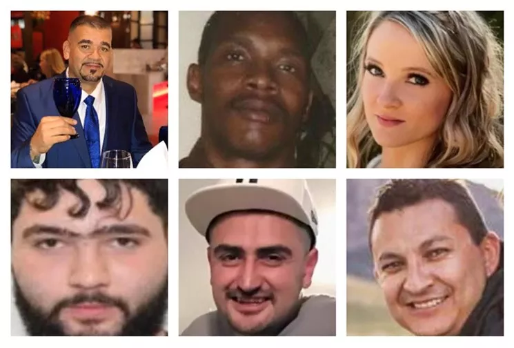 Clockwise from upper left: Other lives lost in early 2021 include Paul Baca, Preston Brown Jr., Suni Marie Grooms, Ricardo Medina-Rojas, Marcos Bencomo and Yzeed Sayyaheen. - GUNMEMORIAL.ORG