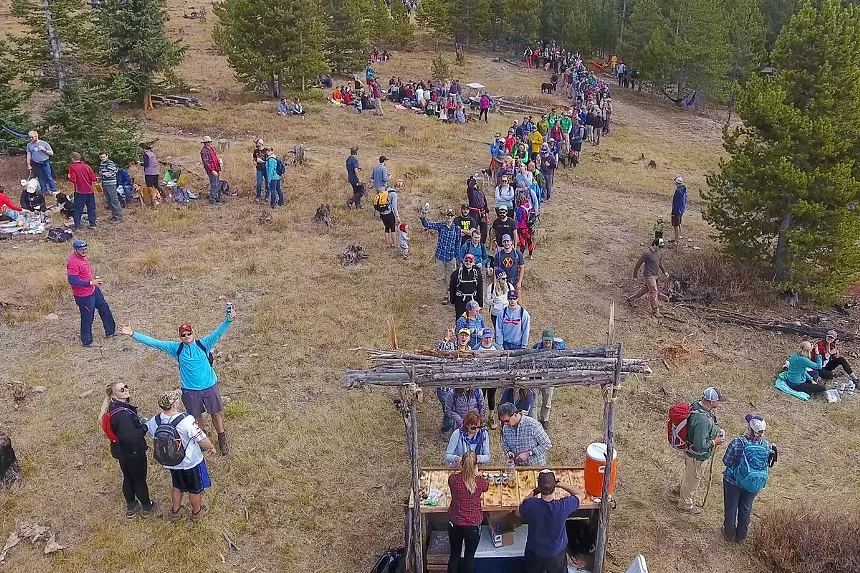 Upslope got more than expected in the first year of the Backcountry Tap Room.  - UPSLOPE BREWING