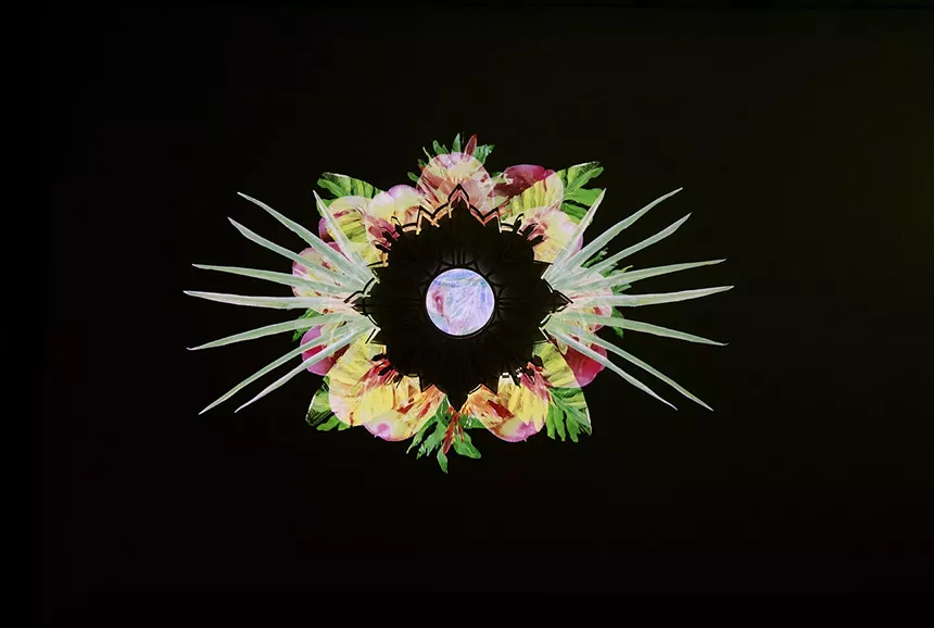 A detail from Alejandra Abad's Heirlooms installation at PlatteForum. - ALEJANDRA ABAD, COURTESY OF PLATTEFORUM