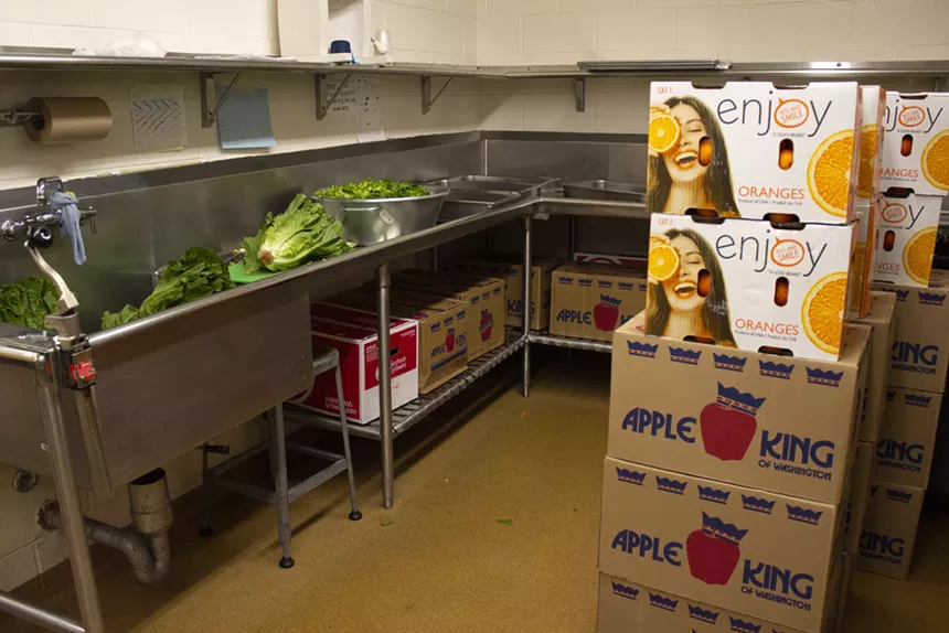 Martinez's first job in DPS kitchens was preparing salads...but the rules for that have changed, too. - CLAIRE DUNCOMBE