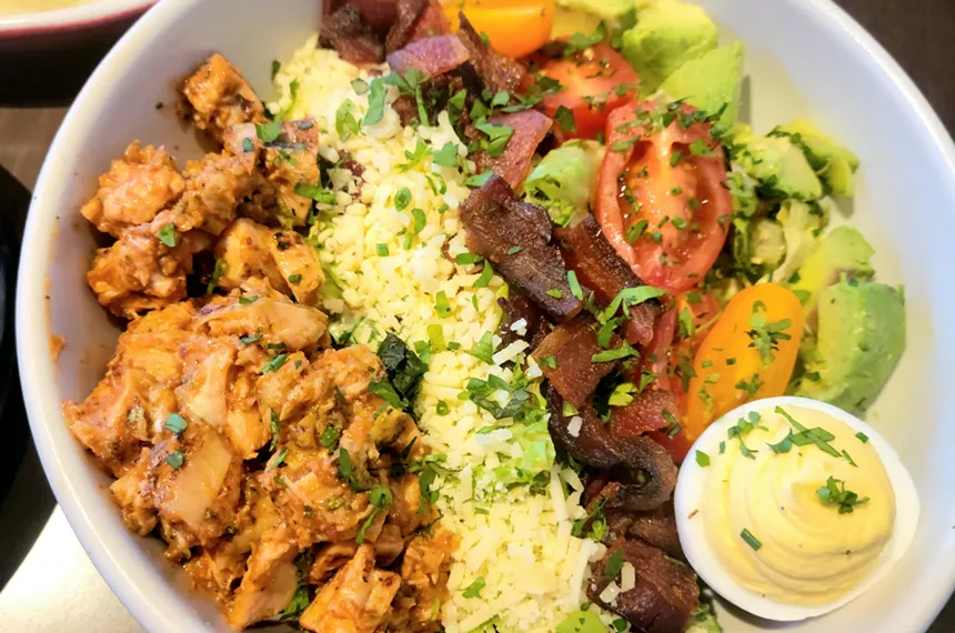 The ground chicken salad at Culinary Dropout. - LINNEA COVINGTON