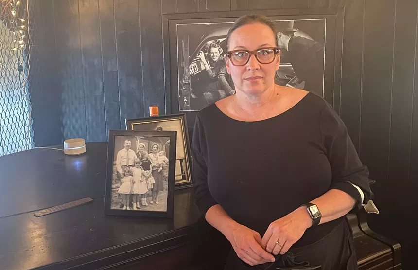 Shasta Kibe working hard at Bastien's Restaurant, where she has been since the mid-1990s. - ERIN DEWEY
