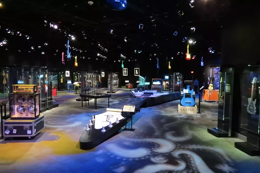 The world's largest playable guitar is over 43 feet long. - PHOTO COURTESY OF THE NATIONAL GUITAR MUSEUM
